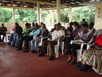 Participants at the Civic Educators workshop